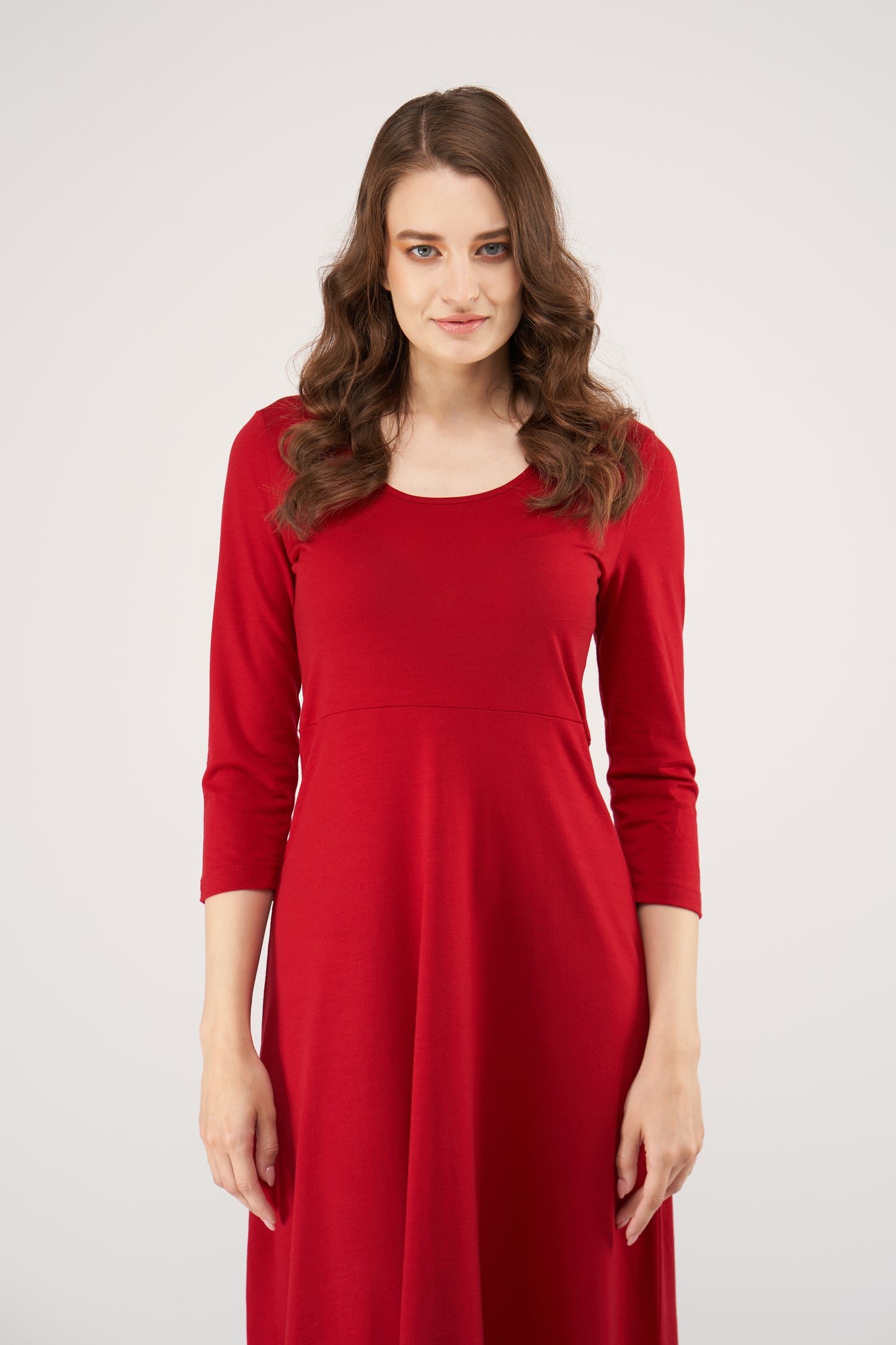 Sophie Merino Dress Intense Red