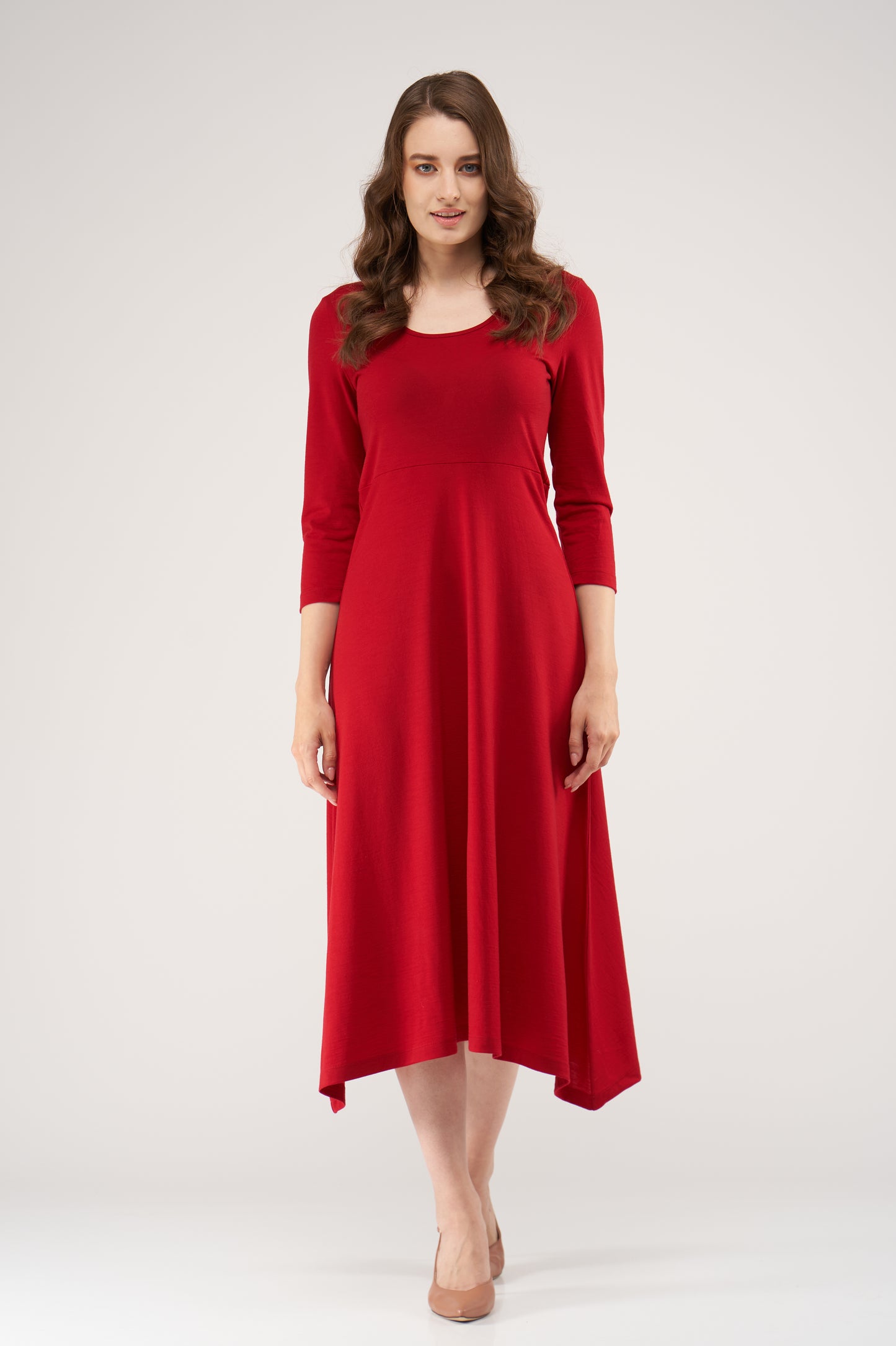 Sophie Merino Dress Intense Red