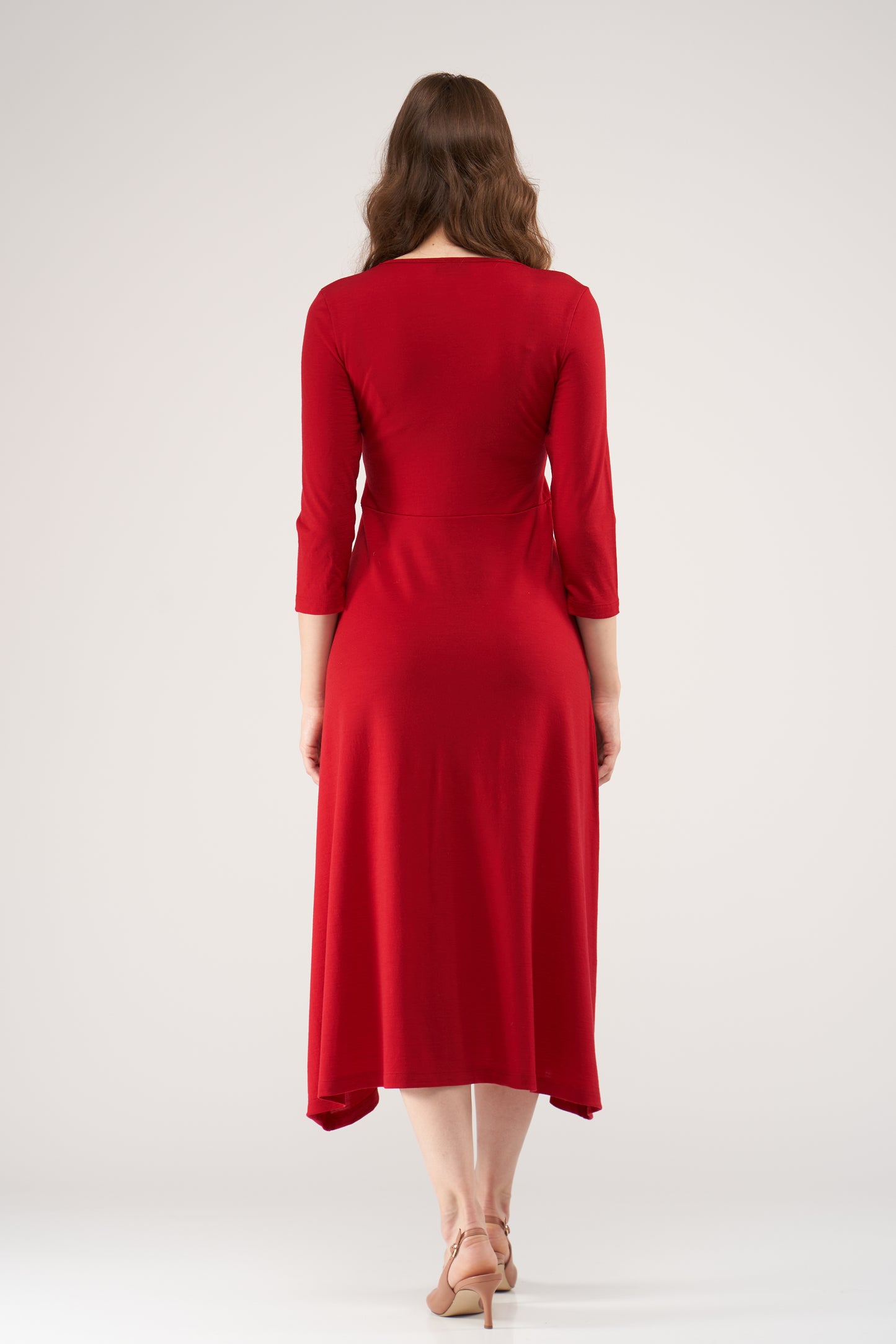 Sophie Merino Dress Intense Red