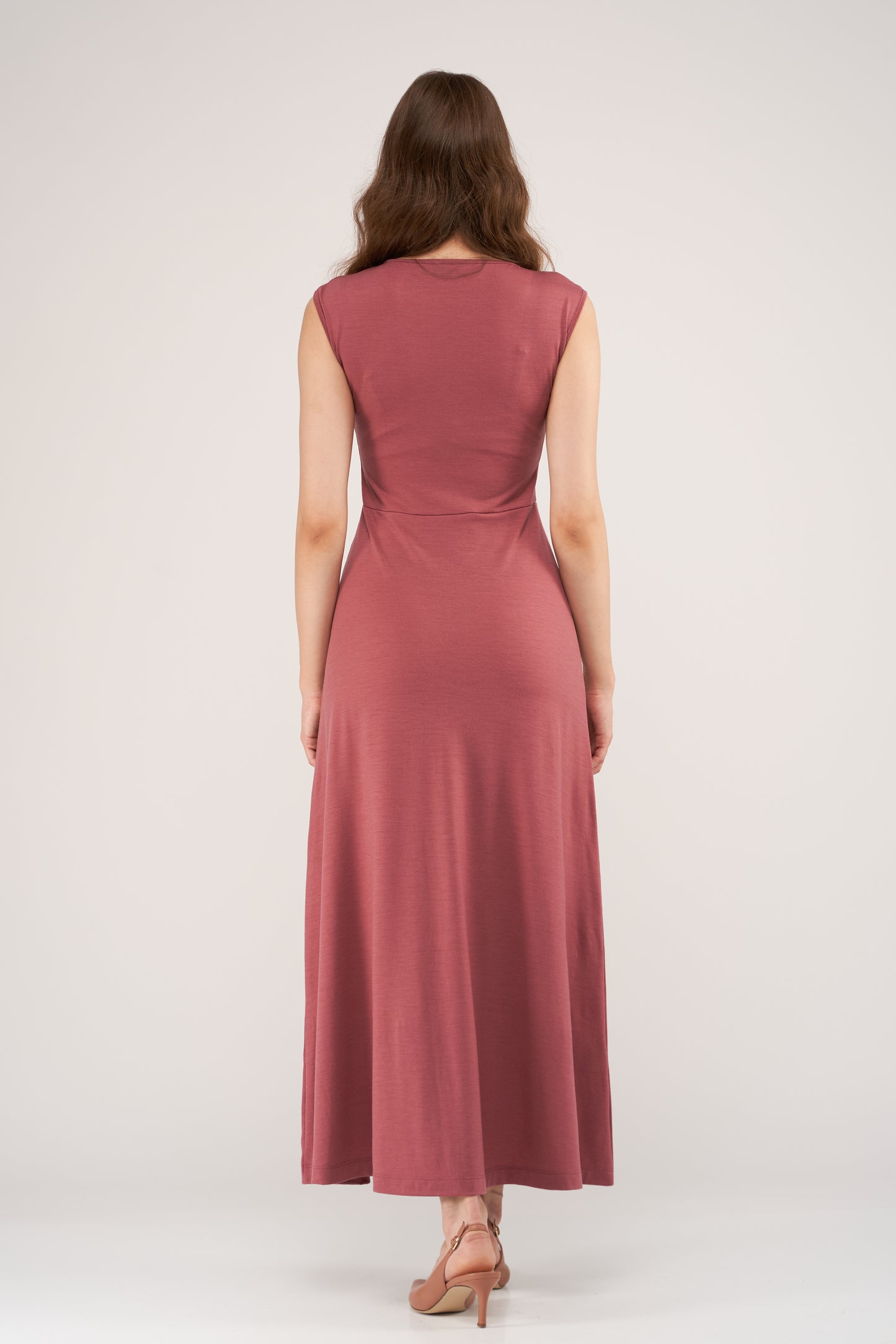 Kate Merino Dress Rosewood