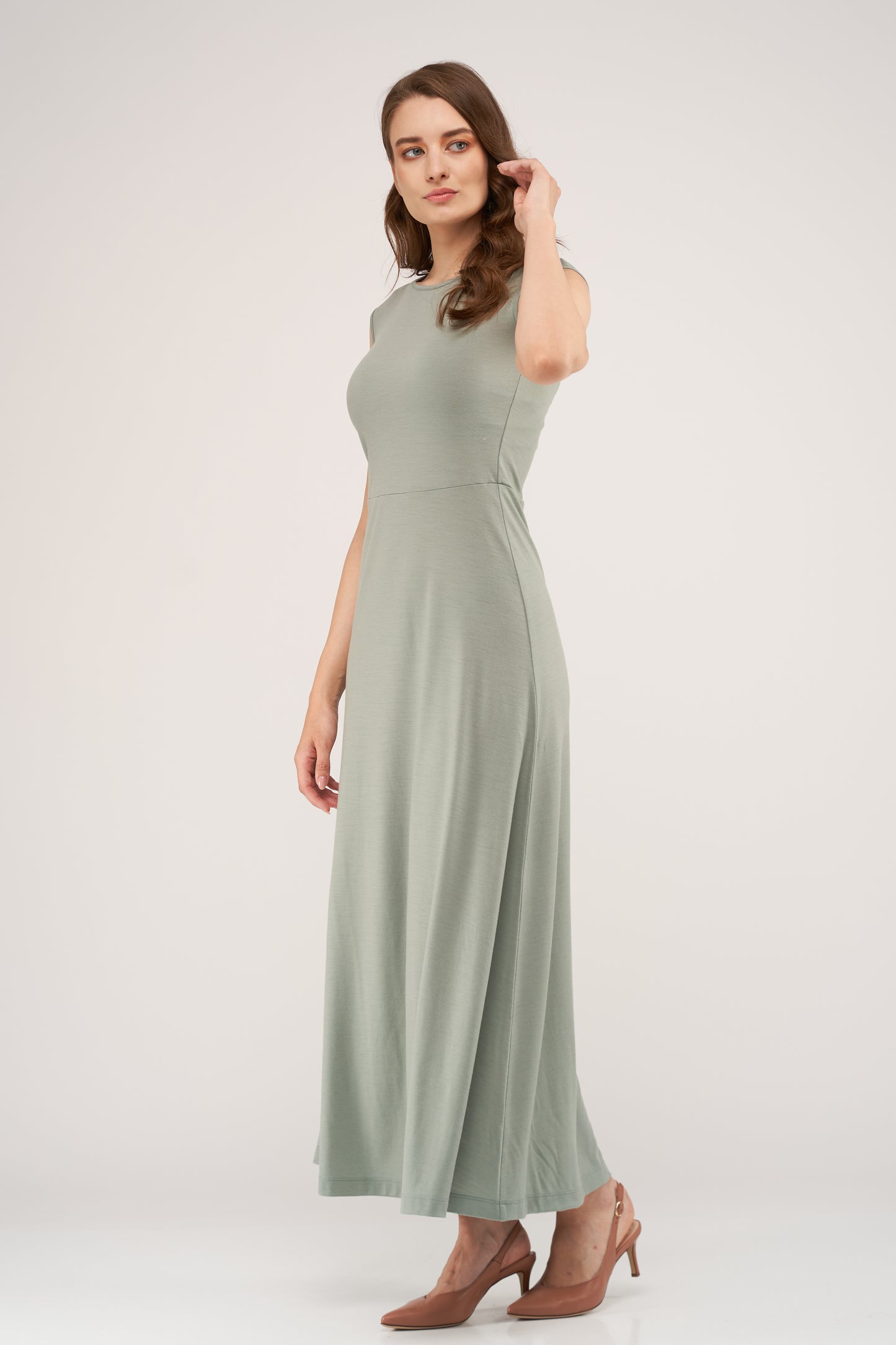 Kate Merino Dress Mint