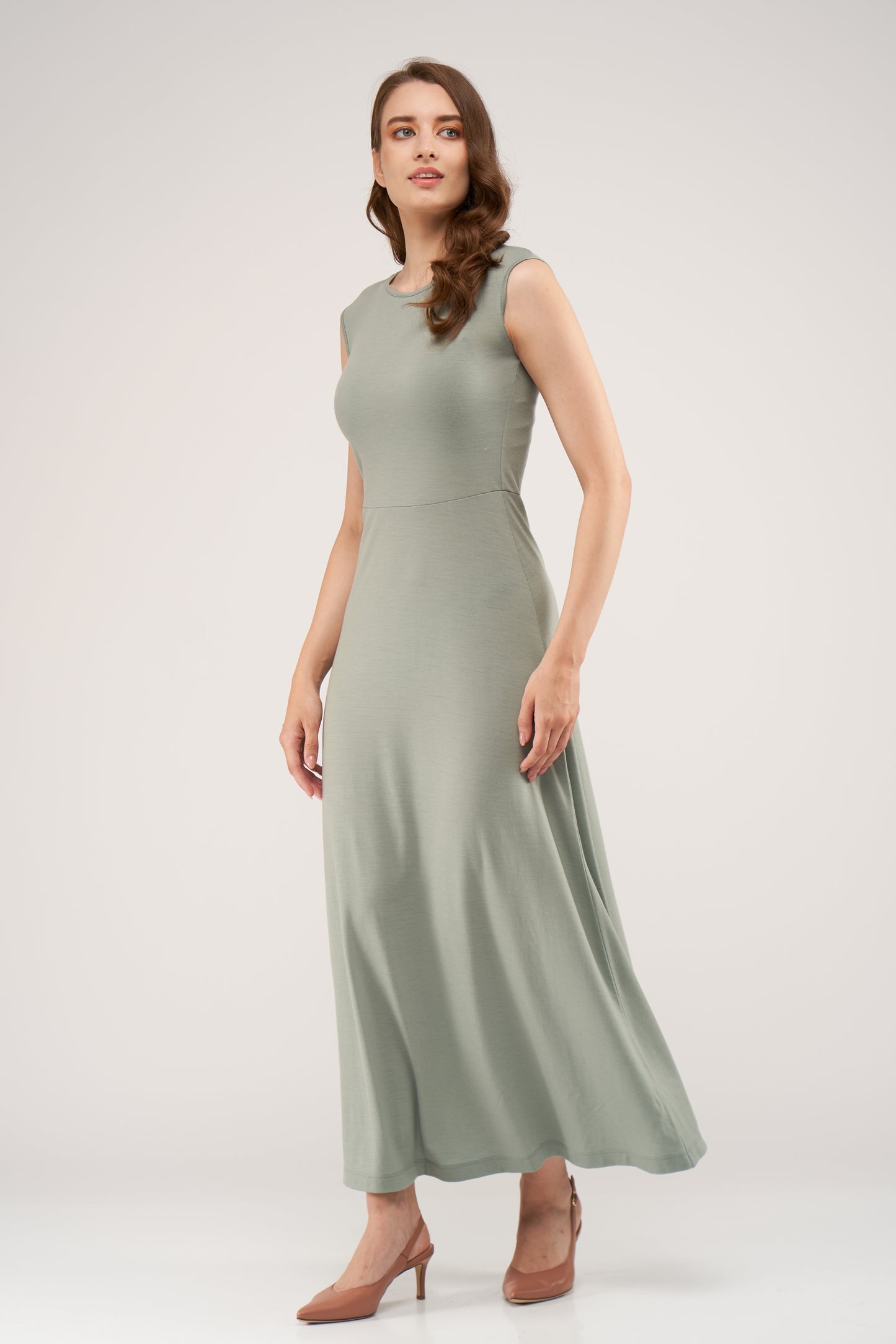 Kate Merino Dress Mint