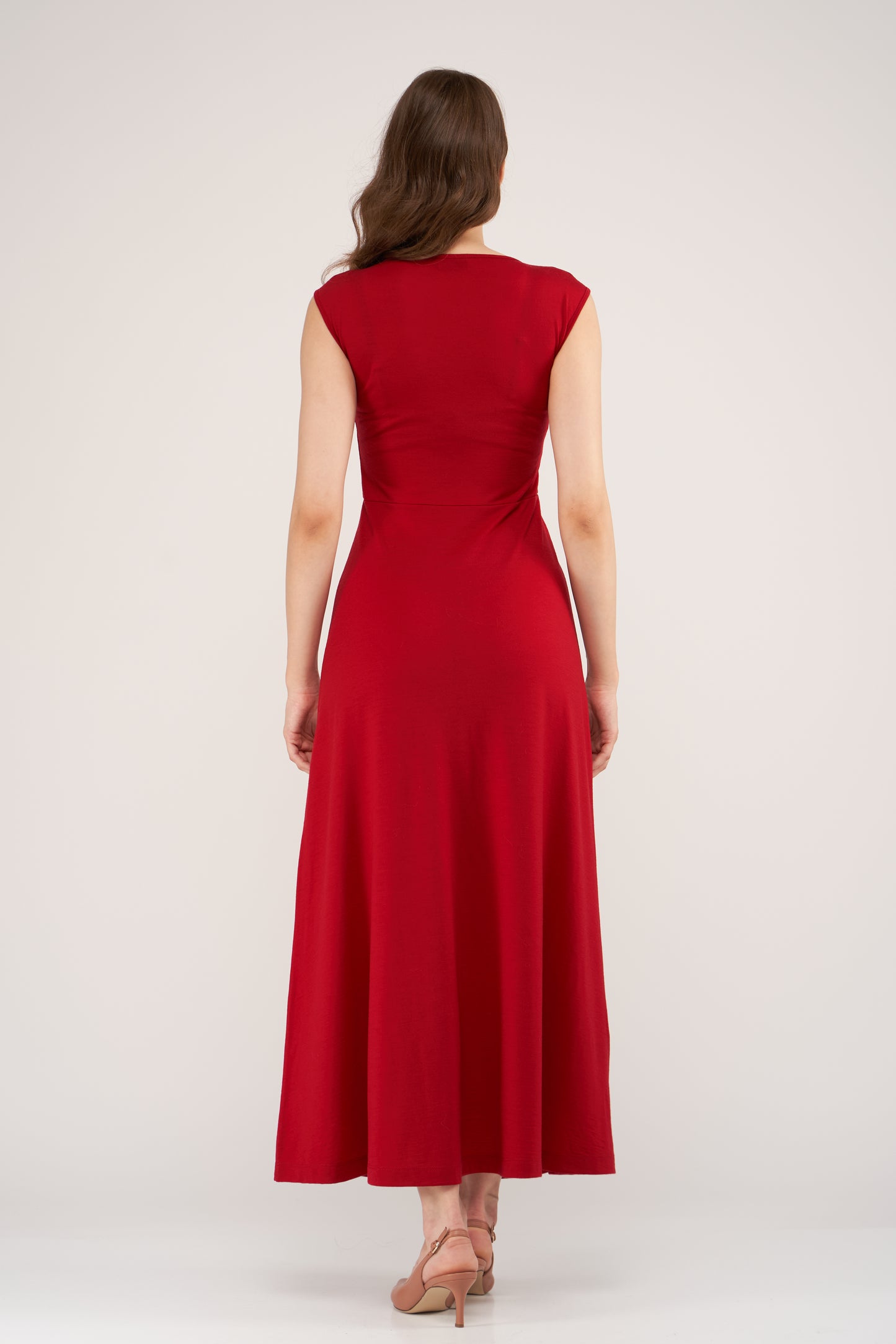 Kate Merino Dress Intense Red