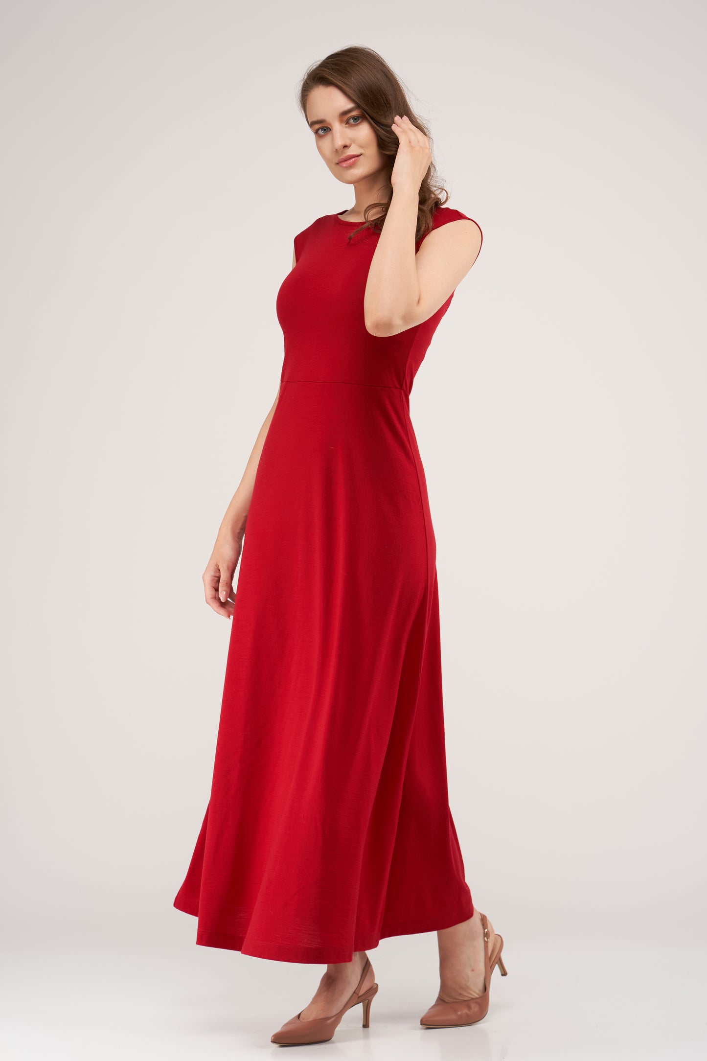 Kate Merino Dress Intense Red