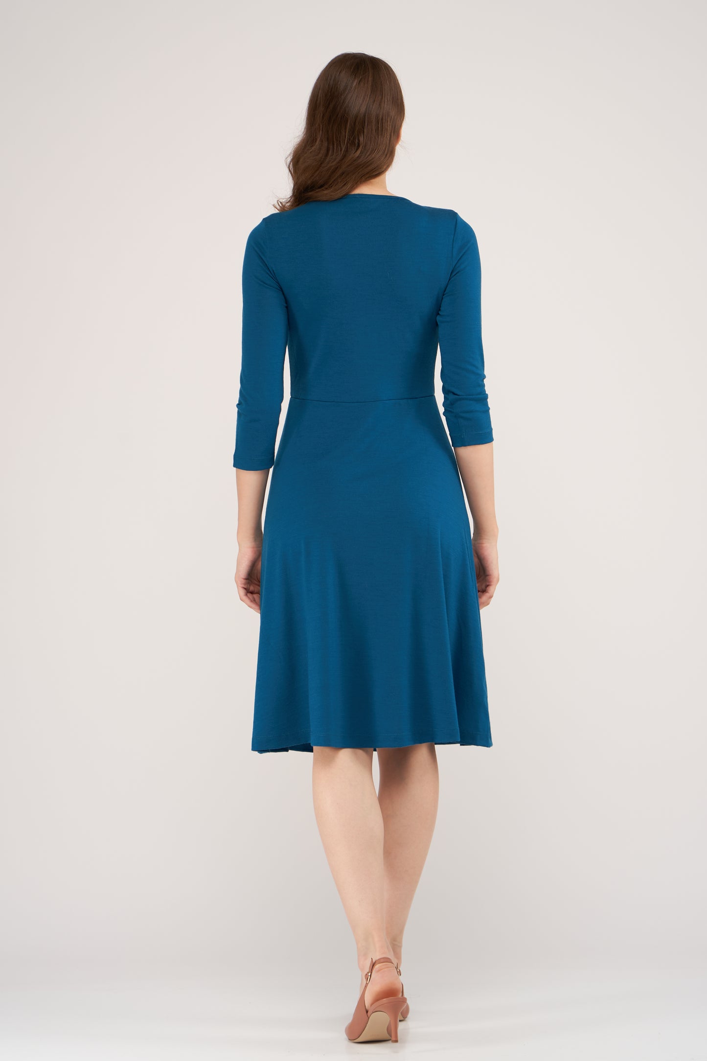 Stephanie Merino Dress Teal