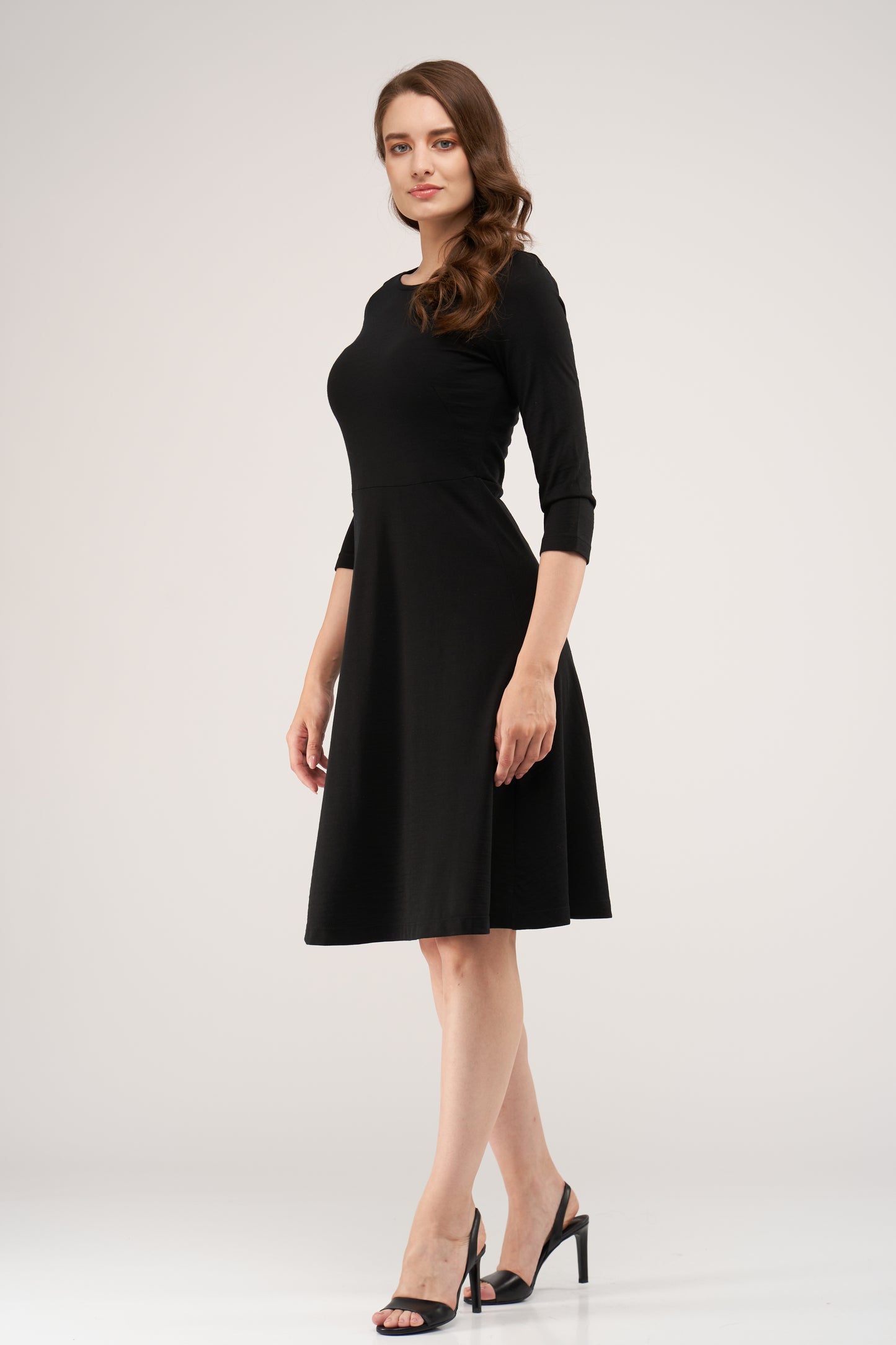 Stephanie Merino Dress Black