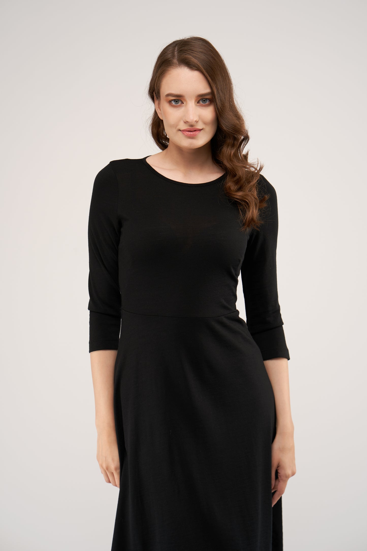 Stephanie Merino Dress Black