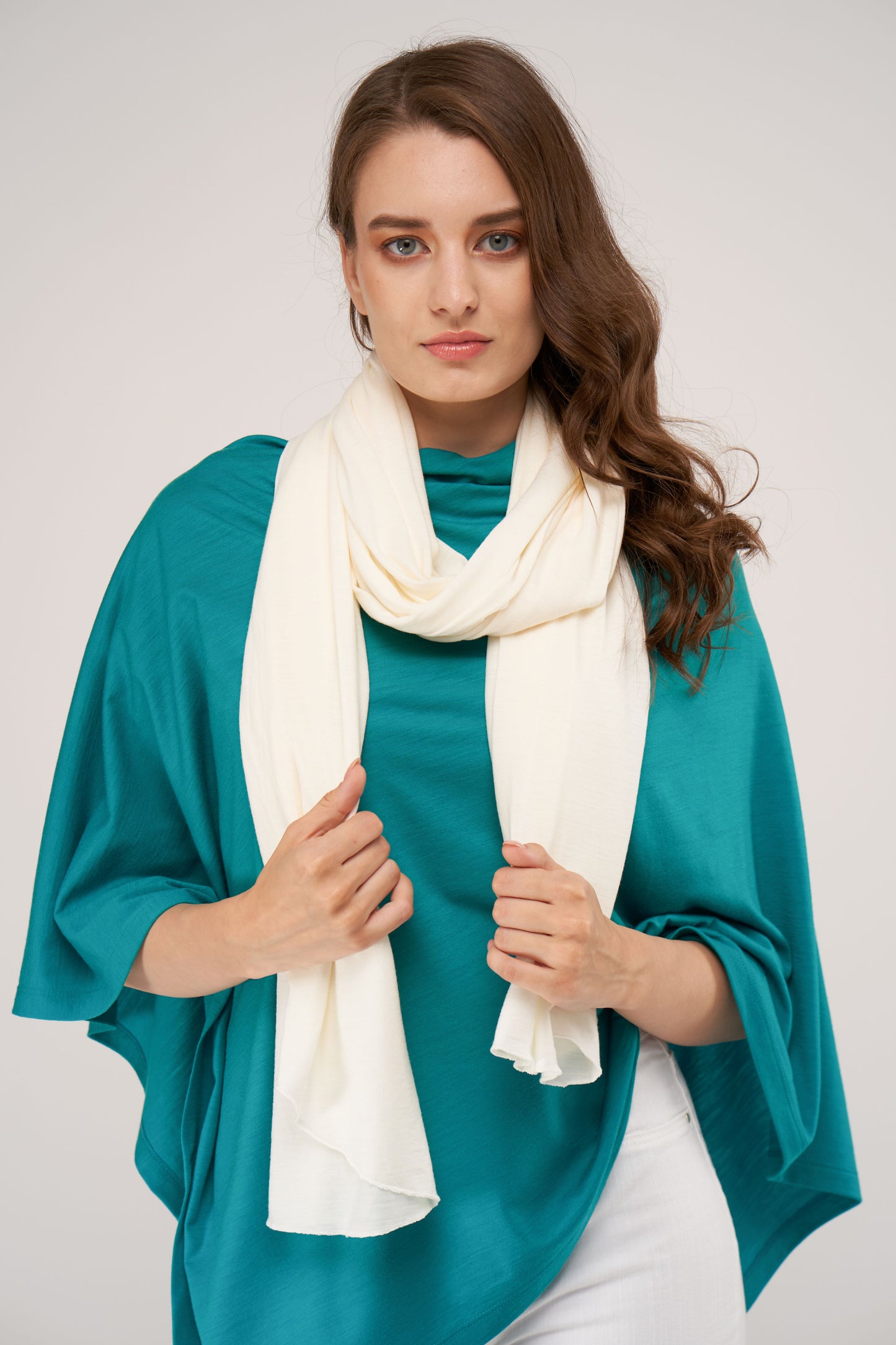 Light Merino Scarf Ivoire