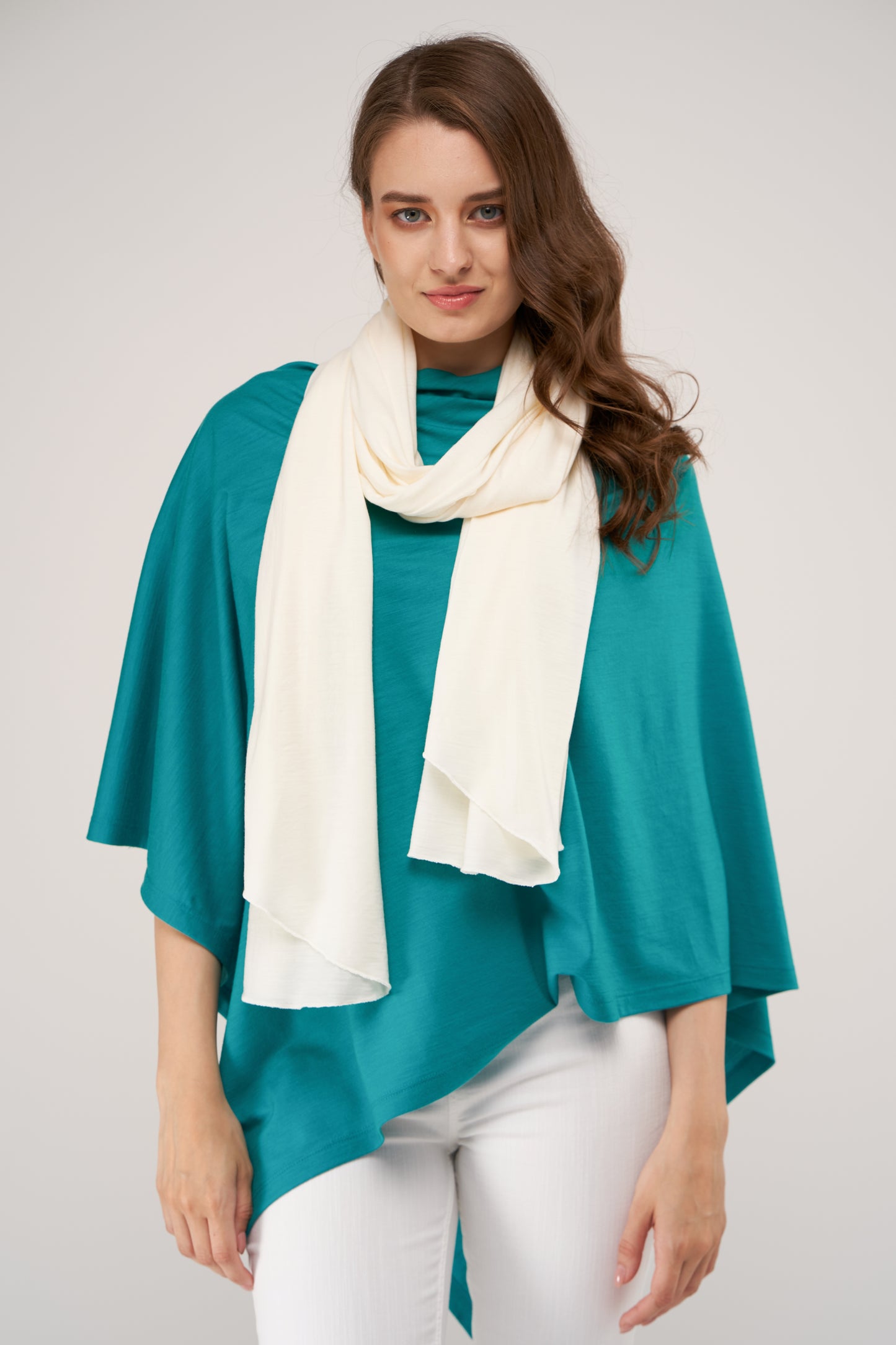 Light Merino Scarf Ivoire